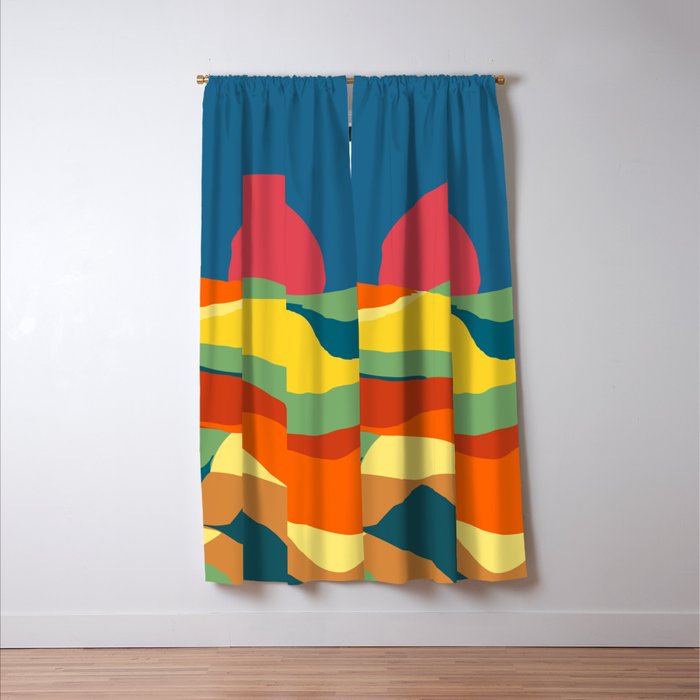 Moving earth Window Curtain Gallery Image 3