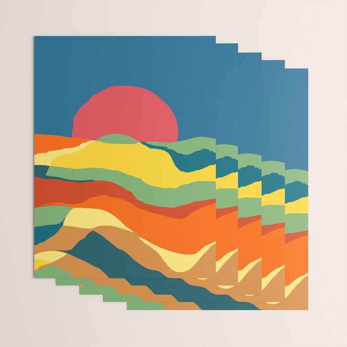 Moving earth Wrapping Paper Gallery Image 3