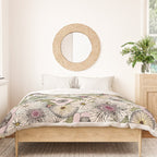Australian garden chalk Duvet Cover Gallery Image 3