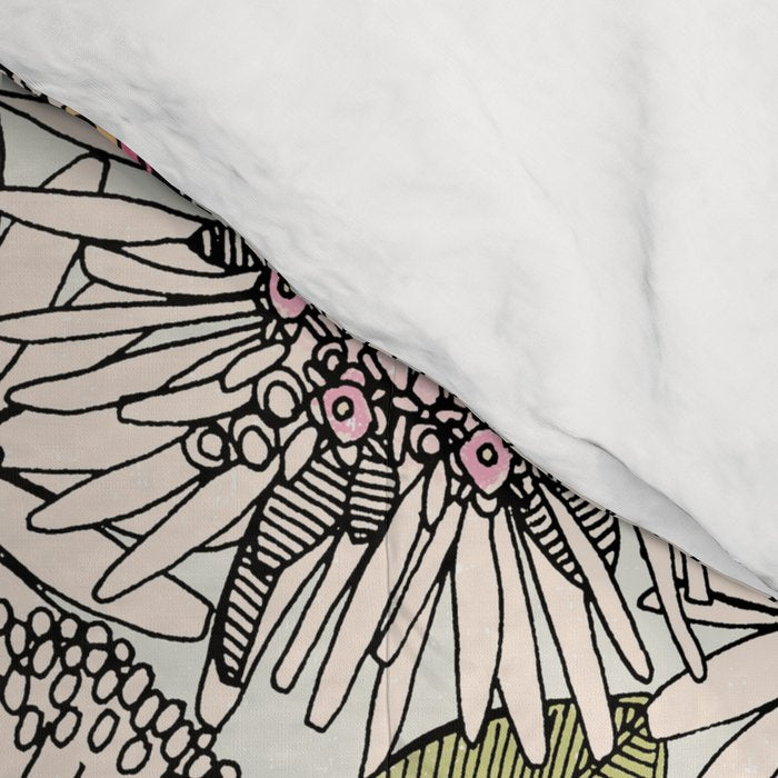 Australian garden chalk Comforter Gallery Image 4