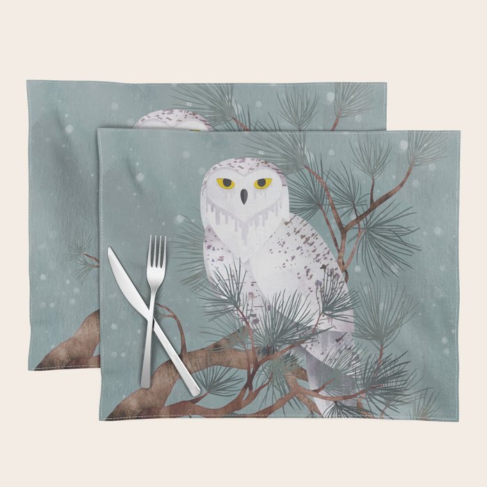 Snowy Placemat Gallery Image 1