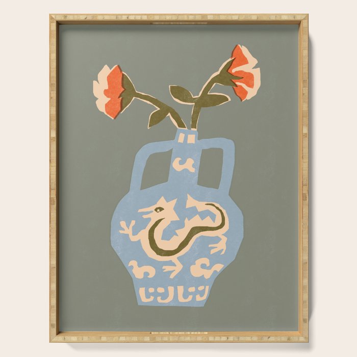 Antique Vase Serving Tray Gallery Image 1