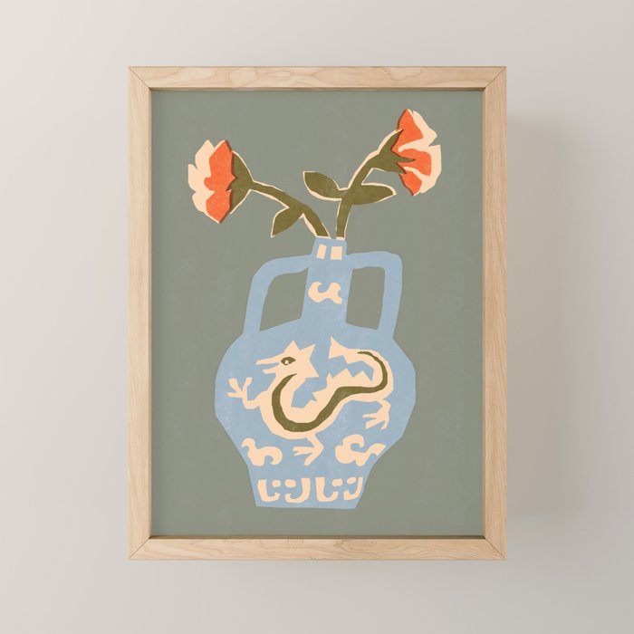 Antique Vase Mini Art Print Gallery Image 1