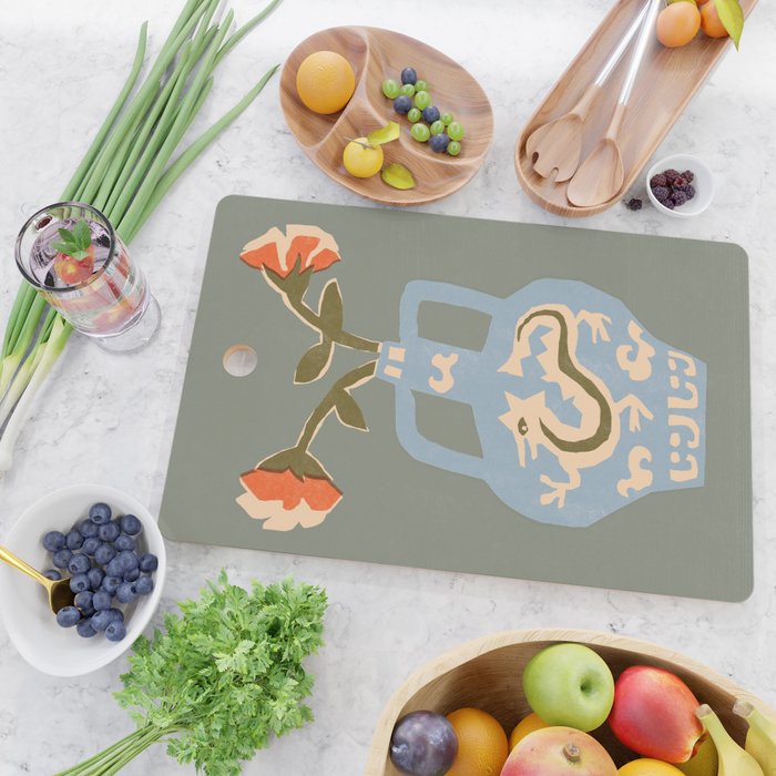 Antique Vase Cutting Board Gallery Image 2