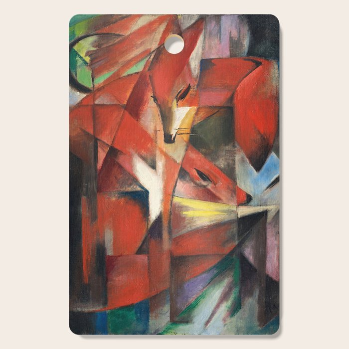 "The Foxes" by Franz Marc, 1913 Cutting Board Gallery Image 1