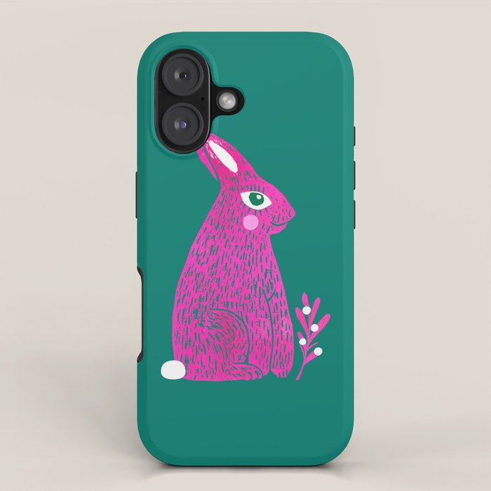 Pink Rabbit iPhone Case Gallery Image 1