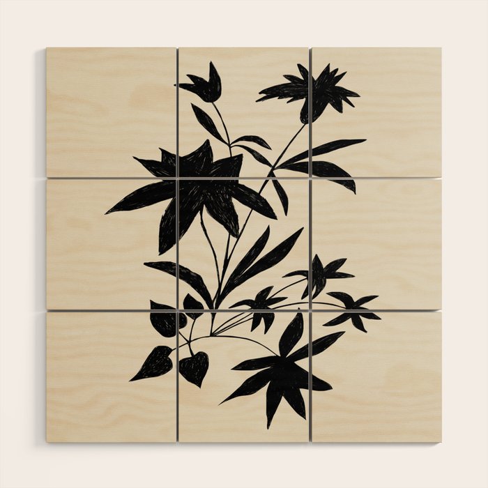 Fireworks Flowers  Wood Wall Art Gallery Image 1