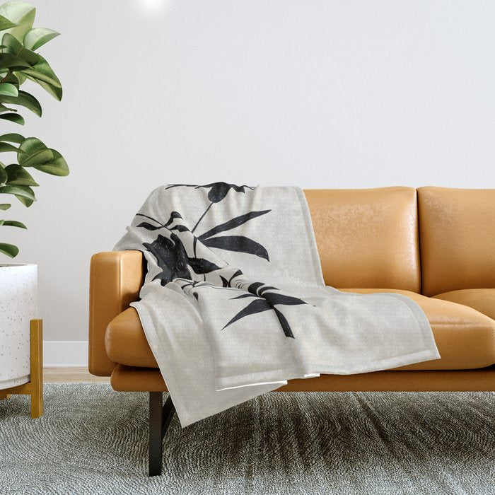 Fireworks Flowers  Throw Blanket Gallery Image 1