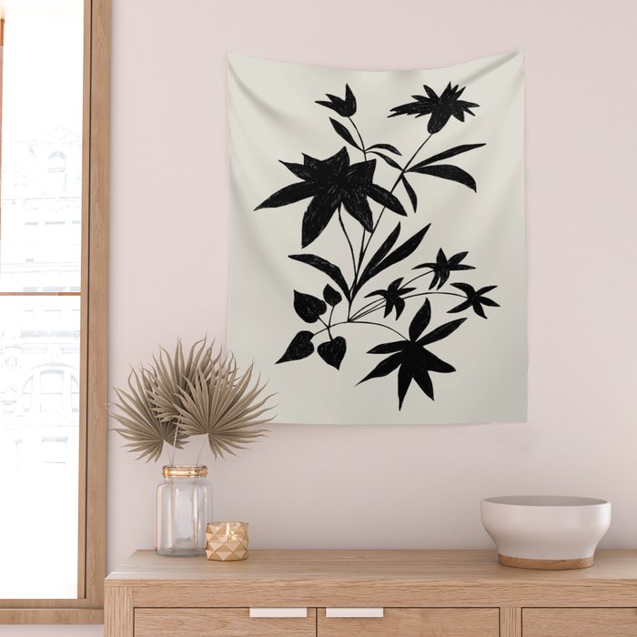 Fireworks Flowers  Wall Tapestry Gallery Image 2