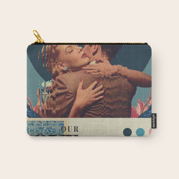 Our Love tore Time to Pieces Carry All Pouch Gallery Image 1