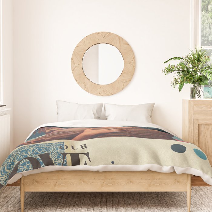 Our Love tore Time to Pieces Duvet Cover Gallery Image 3