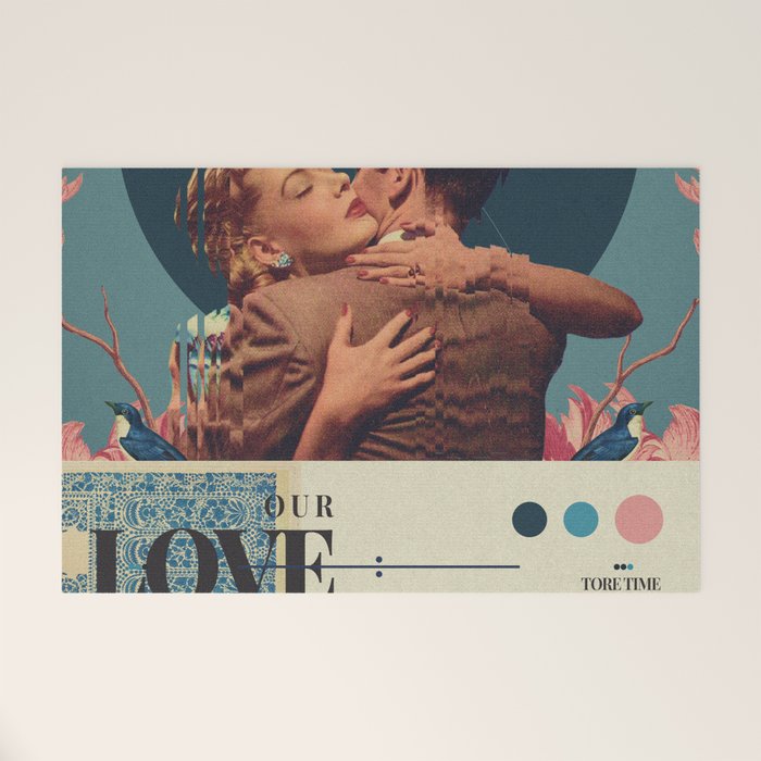 Our Love tore Time to Pieces Welcome Mat Gallery Image 1