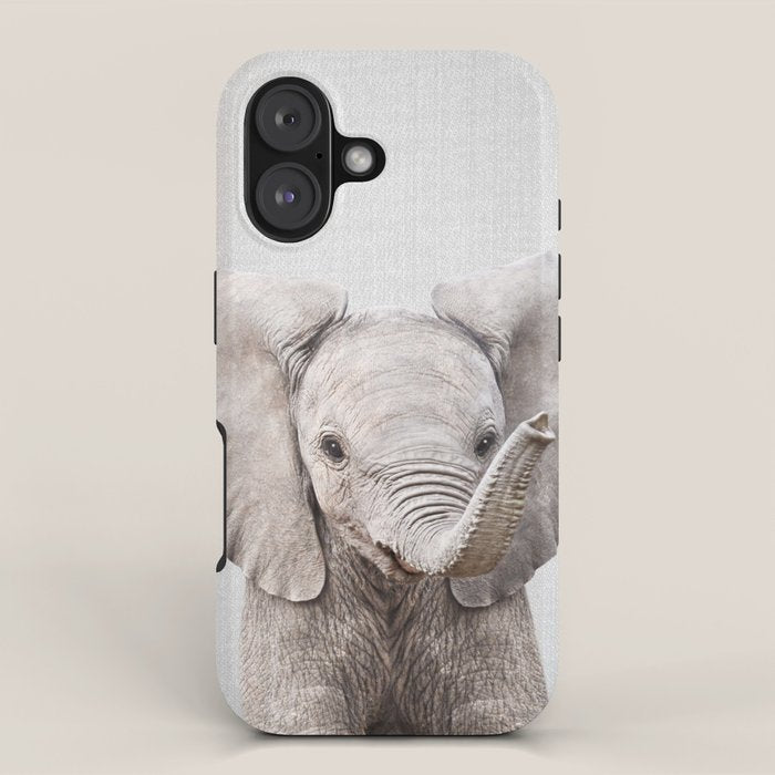 Baby Elephant - Colorful iPhone Case Gallery Image 1