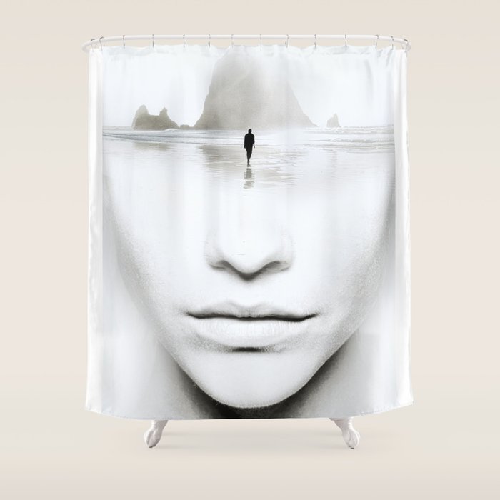 in thoughts Shower Curtain Gallery Image 1