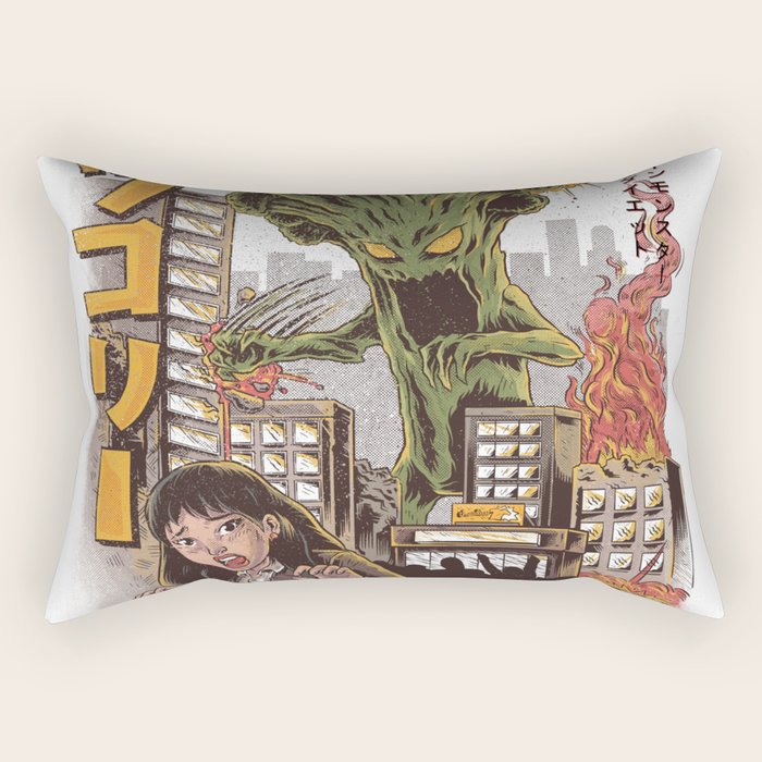Broccozilla Rectangular Pillow Gallery Image 1