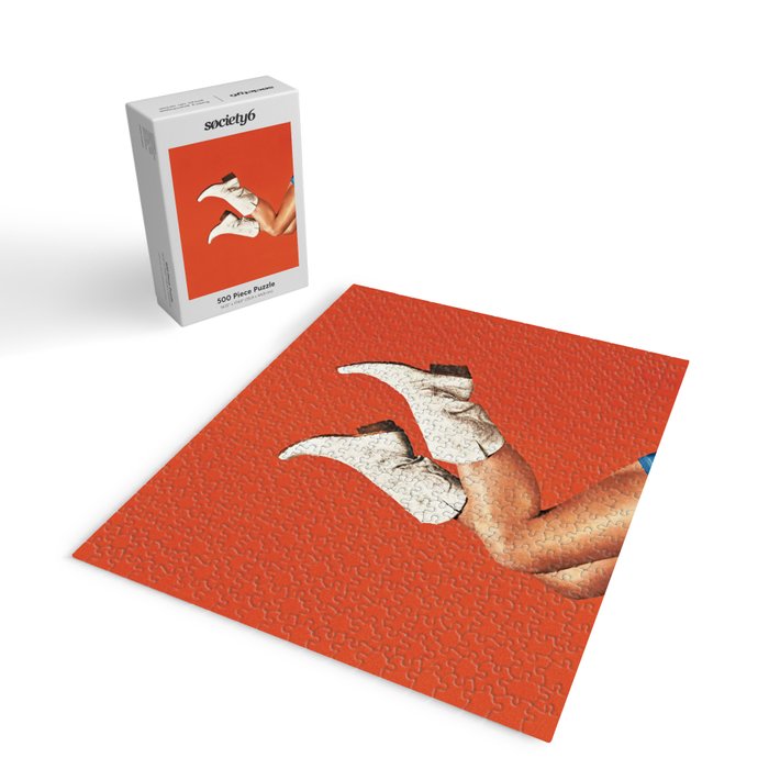 These Boots - Burnt Orange Jigsaw Puzzle Gallery Image 2