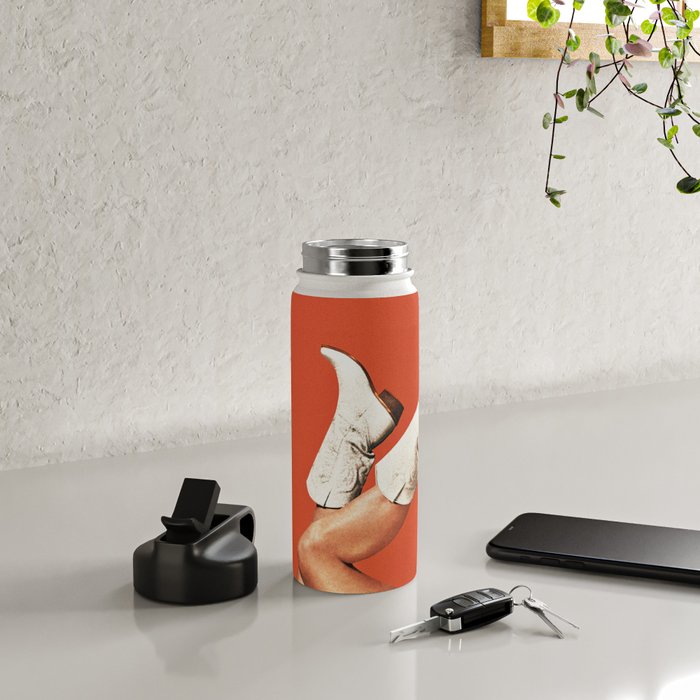 These Boots - Burnt Orange Water Bottle Gallery Image 4