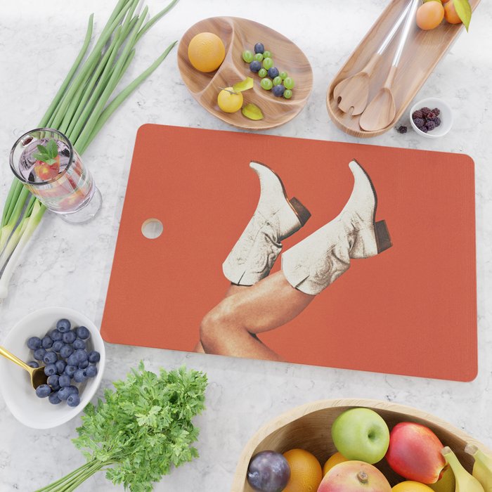 These Boots - Burnt Orange Cutting Board Gallery Image 2