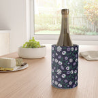 Dark Gothic Floral Garden Flowers and Eyes Creepy Halloween Wine Chiller Gallery Image 4