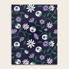 Dark Gothic Floral Garden Flowers and Eyes Creepy Halloween Notebook Gallery Image 4