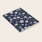 Dark Gothic Floral Garden Flowers and Eyes Creepy Halloween Notebook Gallery Image 2