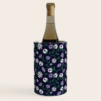 Dark Gothic Floral Garden Flowers and Eyes Creepy Halloween Wine Chiller Gallery Image 2