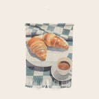 Morning Croissants and Coffee Bliss Wall Hanging Gallery Image 1