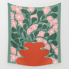 magic flower pot 3 Wall Tapestry Gallery Image 4