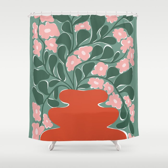 magic flower pot 3 Shower Curtain Gallery Image 1