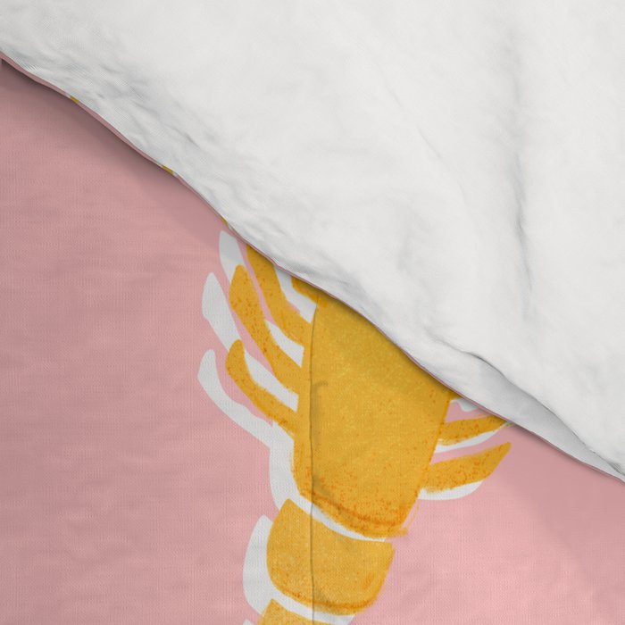 Pink Lobster Pattern Comforter Gallery Image 4