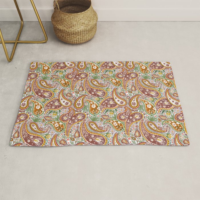 Rustic Paisley Delight Rug Gallery Image 1