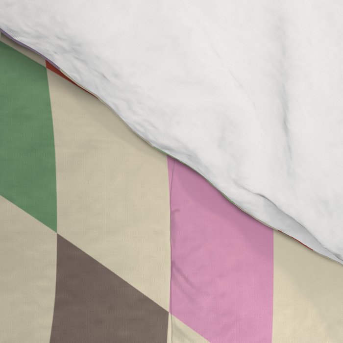 Colorful Checkered Swirl Pattern Comforter Gallery Image 4