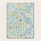 William Morris Wilhelmina Melsetter Indigo Light Blue Floral Notebook Gallery Image 4