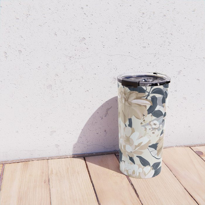 Modern Floral Travel Mug Gallery Image 4