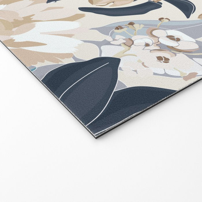 Modern Floral Welcome Mat Gallery Image 2