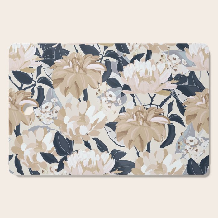 Modern Floral Cutting Board Gallery Image 1