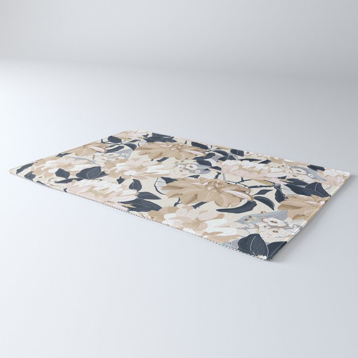 Modern Floral Rug Gallery Image 3
