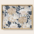 Modern Floral Serving Tray Gallery Image 1