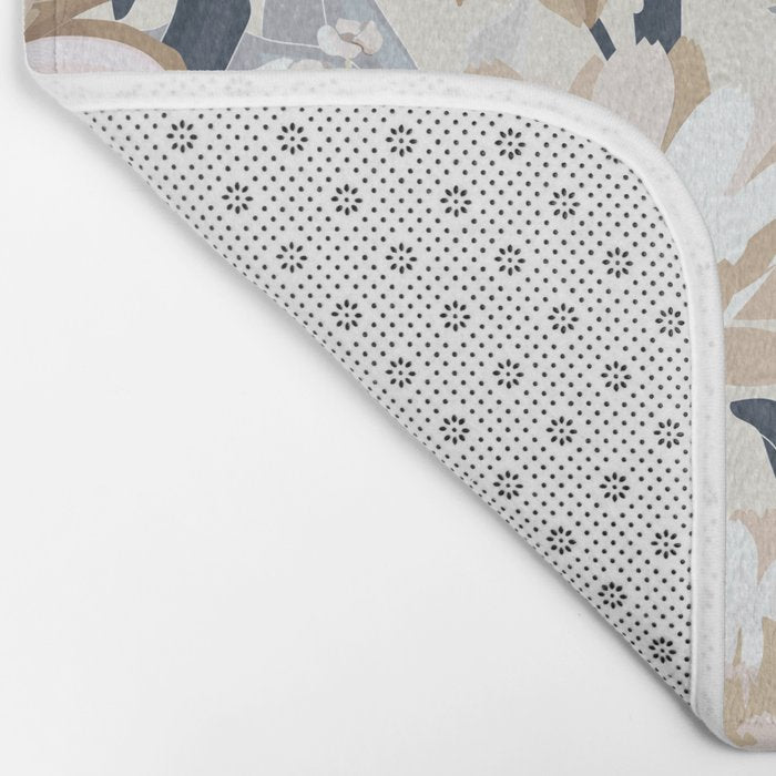 Modern Floral Bath Mat Gallery Image 2