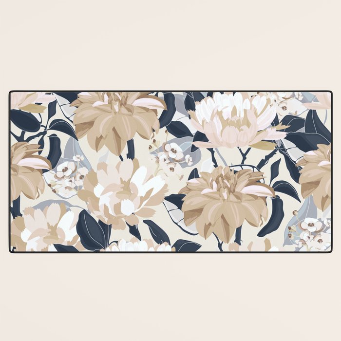 Modern Floral Desk Mat Gallery Image 3