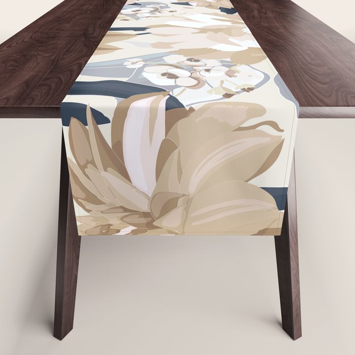 Modern Floral Table Runner Gallery Image 1