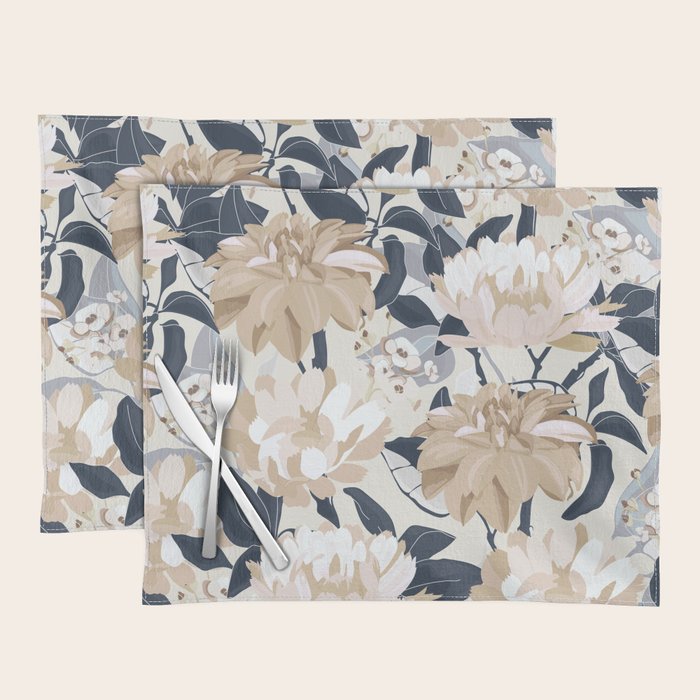 Modern Floral Placemat Gallery Image 1