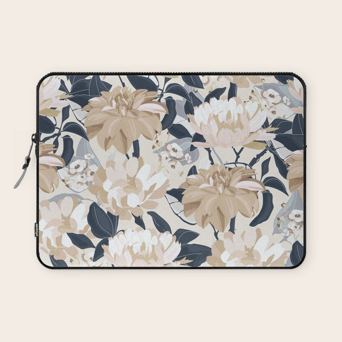 Modern Floral Laptop Sleeve Gallery Image 1