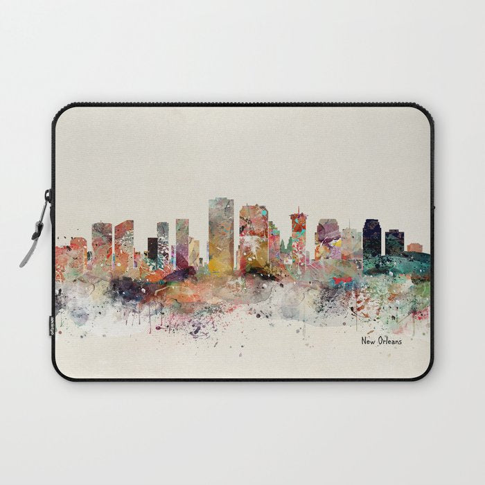 new orleans skyline Laptop Sleeve Gallery Image 1