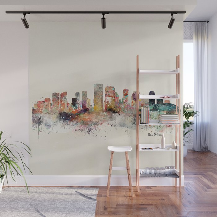new orleans skyline Wall Mural Gallery Image 1