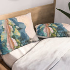 Pastel Lake Reflections Pillow Sham Gallery Image 2