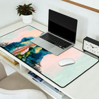 Pastel Lake Reflections Desk Mat Gallery Image 2