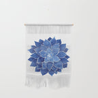 Indigo Succulent |  Watercolor Painting Wall Hanging Gallery Image 1