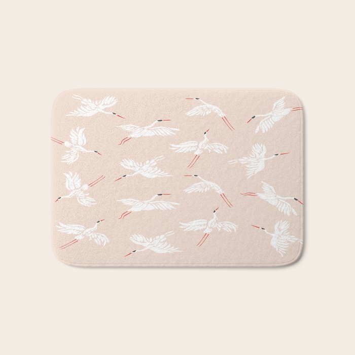Crane Dance Bath Mat Gallery Image 1