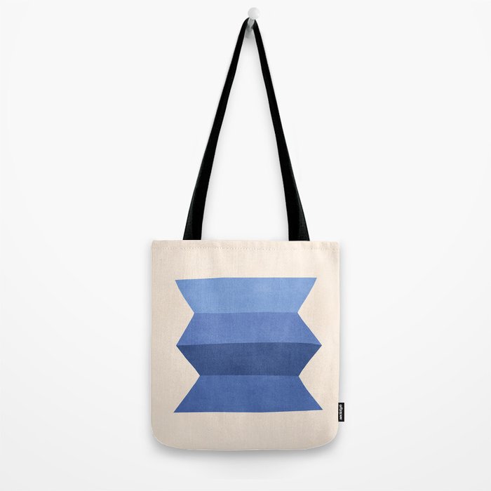 Geometric Vase - Blue Navy  Tote Bag Gallery Image 2